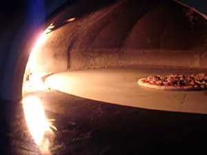 Rotary pizza oven video