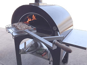 Wood burning pizza ovens for garden