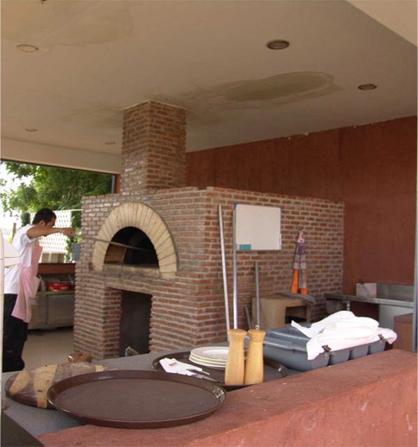A whole oven and pizza corner in Chonburi